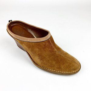 Cole Haan Amber Jaynie Suede Leather Mule